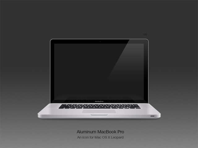 Aluminium MacBook Pro OSX by CE0311 Recopilación de Increíbles iconos de Gadgets