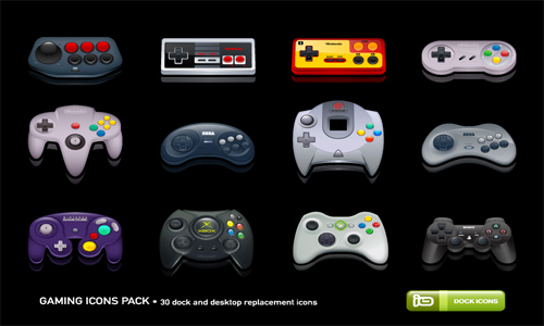 Gaming Icons Pack by deleket Recopilación de Increíbles iconos de Gadgets