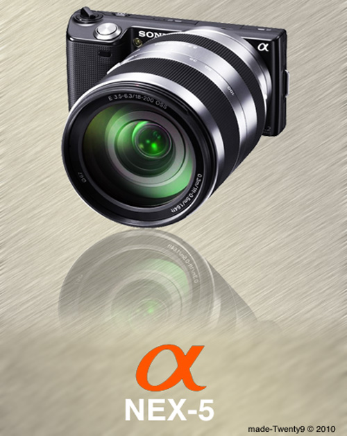 Sony NEX 5 Black Icon by made Twenty9 Recopilación de Increíbles iconos de Gadgets