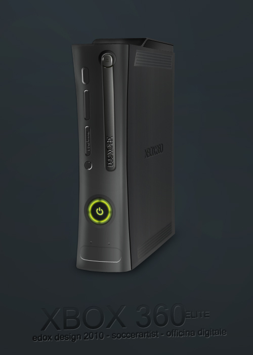 Xbox 360 Elite   Ico by EdoxSA Recopilación de Increíbles iconos de Gadgets