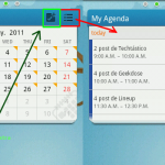 Widget de calendario para Go launcher EX [Android]