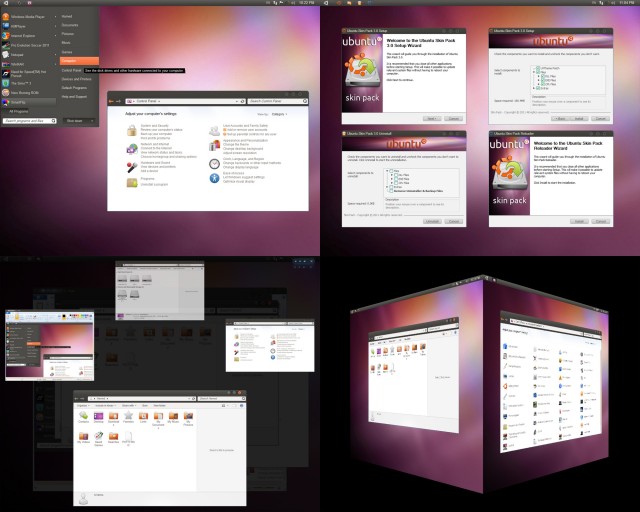 Tema de Ubuntu para Windows 7 