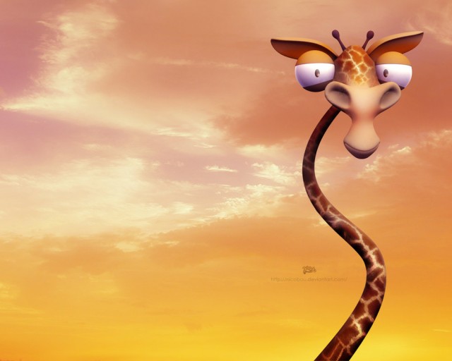 Giraffe 640x512 20 fabulosos wallpapers 3D