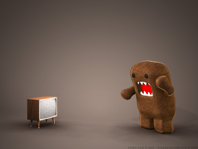 OMG ITS DOMO KUN 640x480 20 fabulosos wallpapers 3D