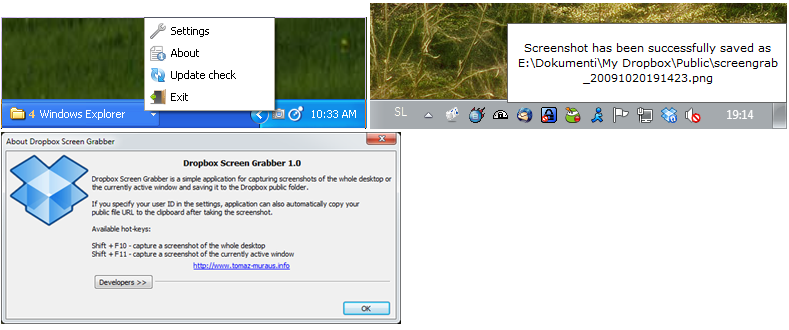 Dropbox Screen Grabber: sube automáticamente tus capturas de pantalla a Dropbox