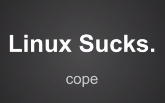 linux sucks