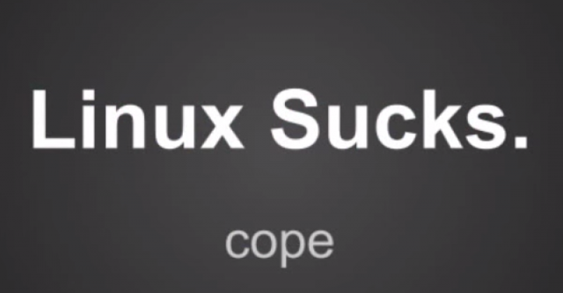 linux sucks